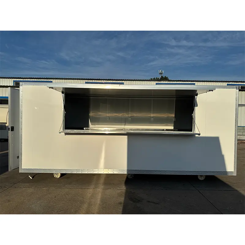 Heavy-Duty Steel Outdoor Street Food Kiosk