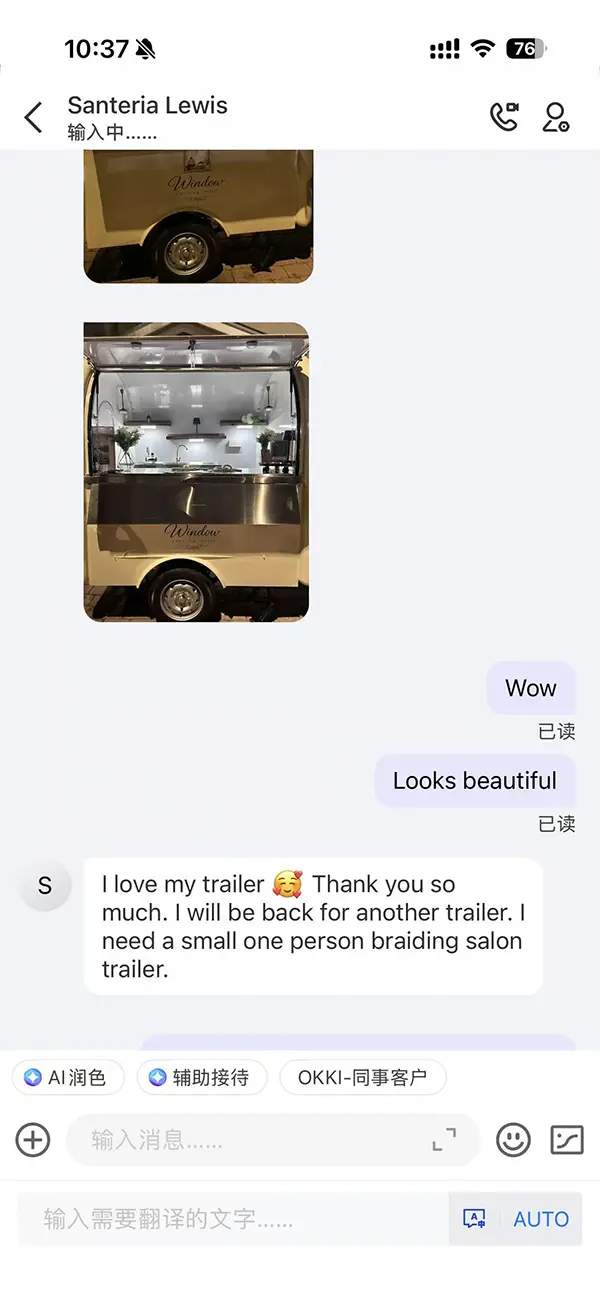Smart Electric Street Food Truck
