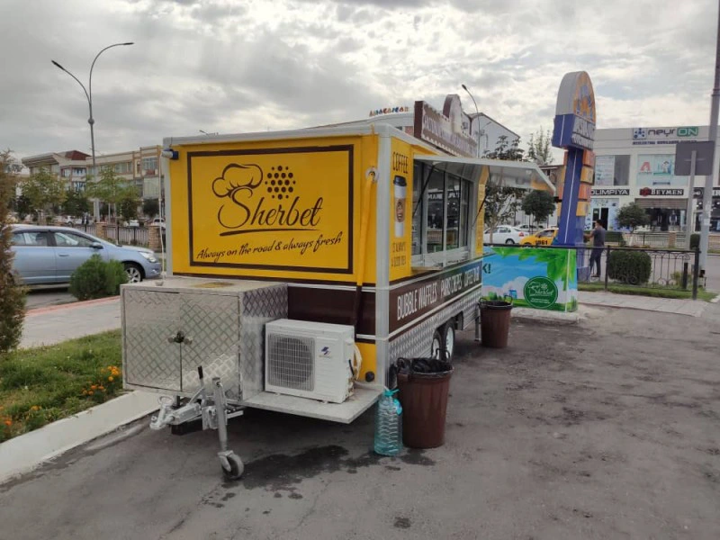 Mobile Bakery Fast Food Kitchen Trailer