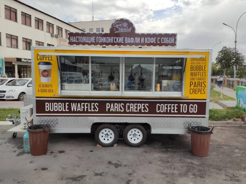 Mobile Bakery Fast Food Kitchen Trailer