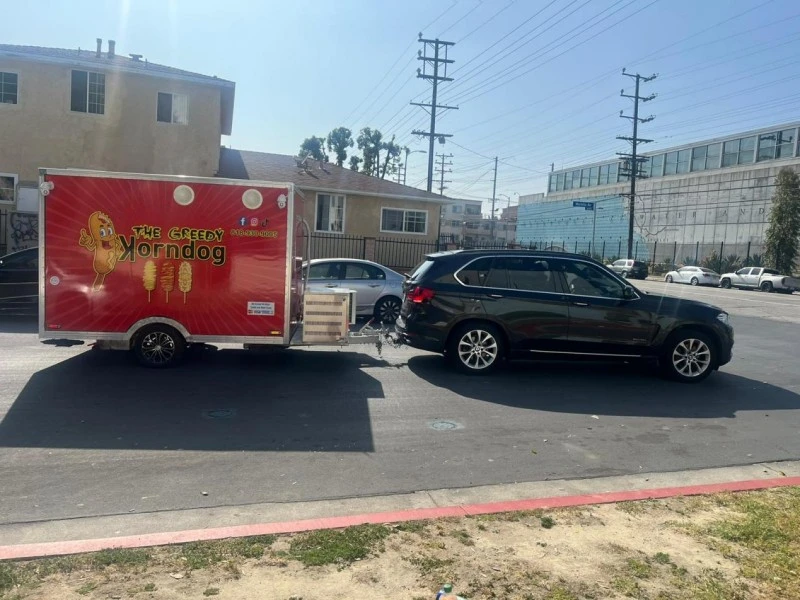 Multi-Window Square Vending Trailer